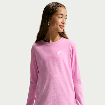 Nike Sportswear Big Kids' Long-Sleeve T-Shirt. Nike.com